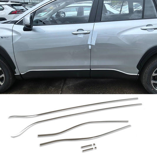 Fit for Toyota New Corolla Cross/Corolla Cross Hybrid 2025 2026 Door Body Side Skirt Molding Cover Trims