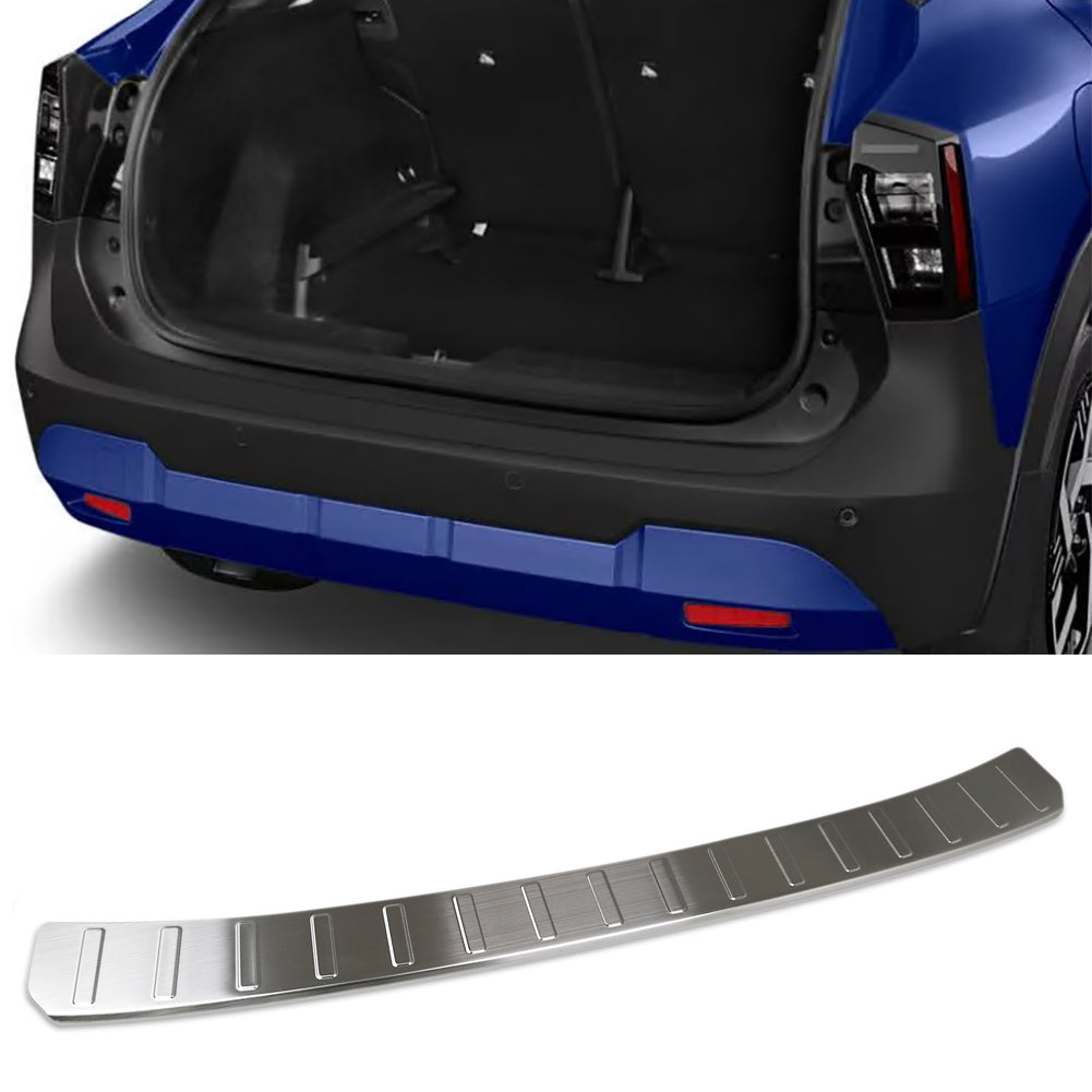 Fit for Nissan New Kicks 2025 Rear Outside Bumper Sill Plate Guard Cover Trim Stainless Steel