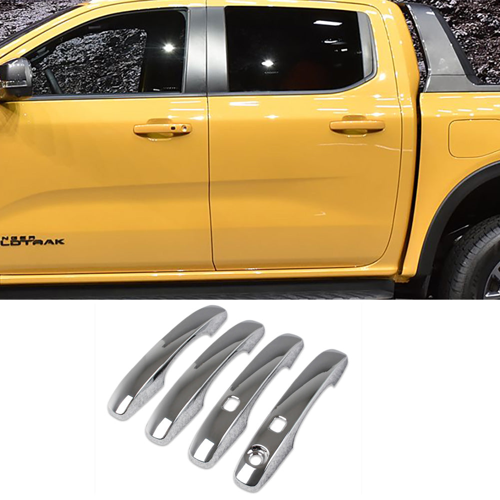 Fit for Ford Ranger 2024 2025 Rear View Mirror Guard Cover Trims Chrome