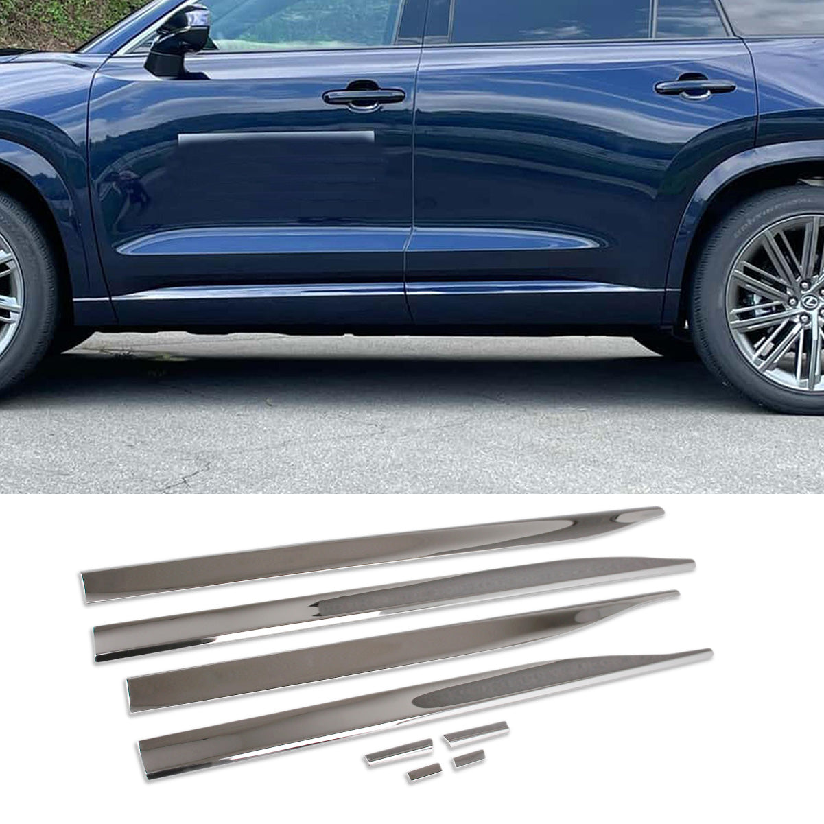Fit for Lexus New TX350 TX 350/500h F SPORT/550h+ 2024 2025 2026 Door Body Side Skirt Molding Cover Trims
