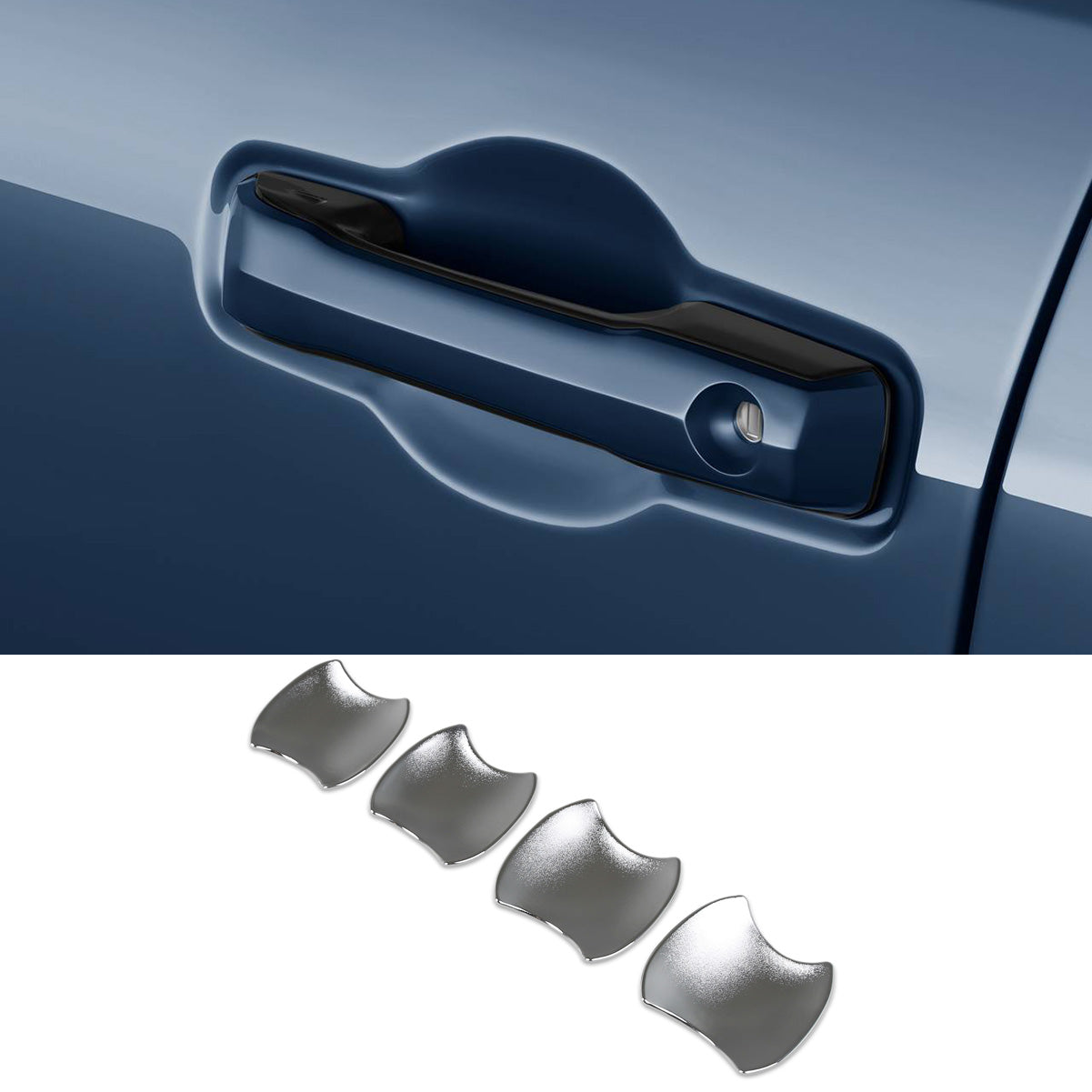 Fit for Toyota 4Runner 2025 Door Handle Bowl Cover Trims ABS