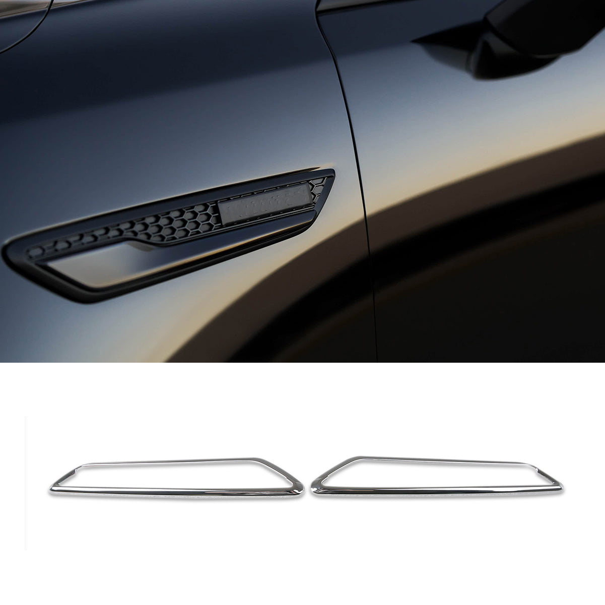 Fit for Mazda New CX-70 2025 2026 Front Side Fender Sticker Vents Air Outlet Cover Trim