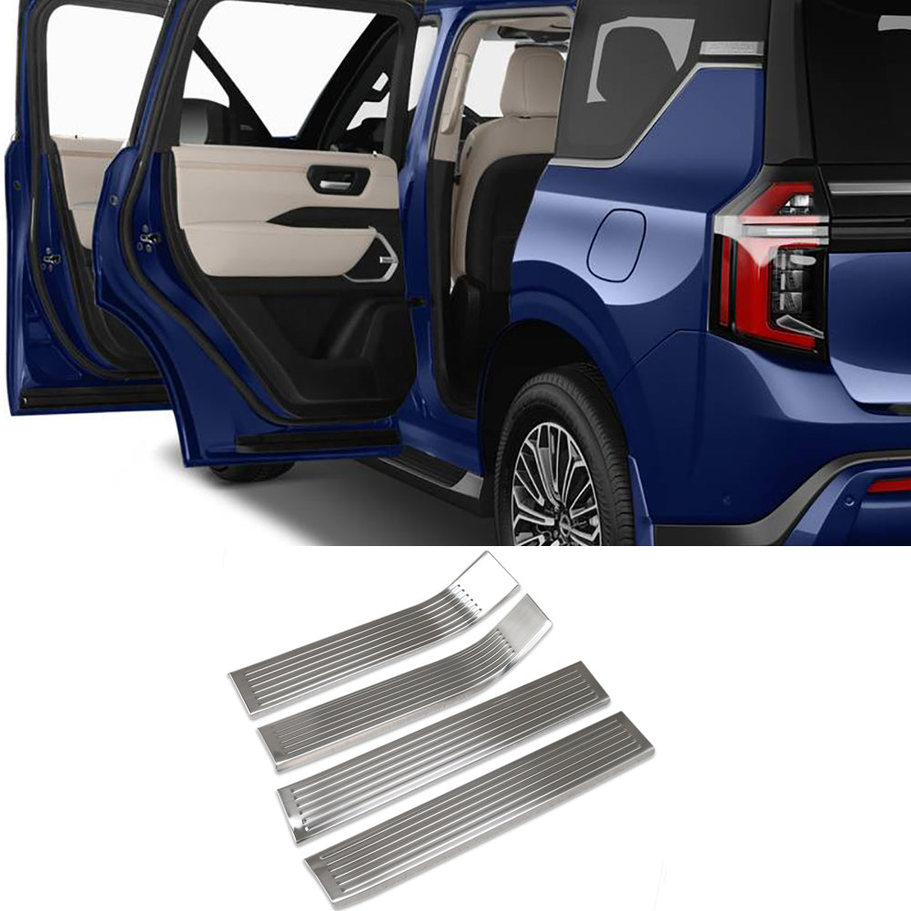 Fit for Nissan New Armada 2025 2026/Infiniti QX80 2025 2026 Inside Door Sill Plate Cover Trims