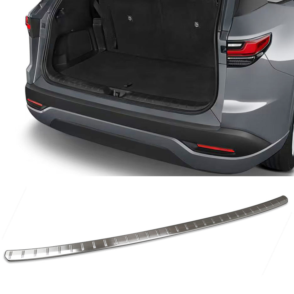 Fit for Lexus New TX 350 TX350 2024 2025 2026 Rear Outside Bumper Sill Plate Guard Cover Trim Stainless Steel