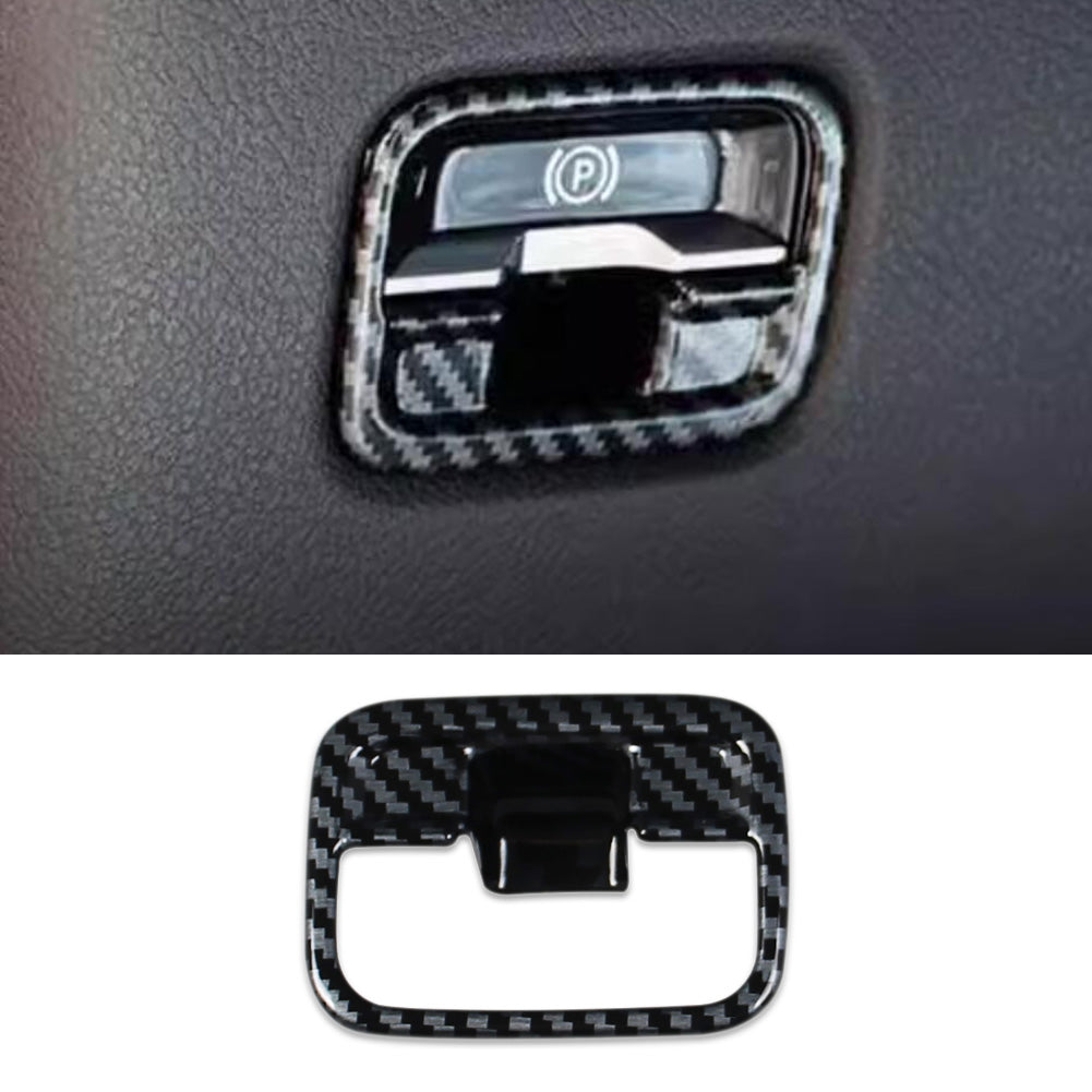 Fit for Mercedes-Benz New GLC GLC300 X254 2023 2024 2025 2026 Interior Center Console Electrical Parking Brake Cover Trim Carbon Fibe Pattern