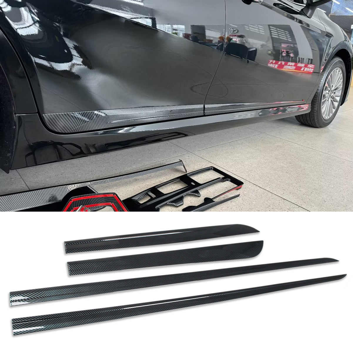 Fit for Toyota New Camry 2024 2025 2026 Body Side Molding Door Guard Cover Trims