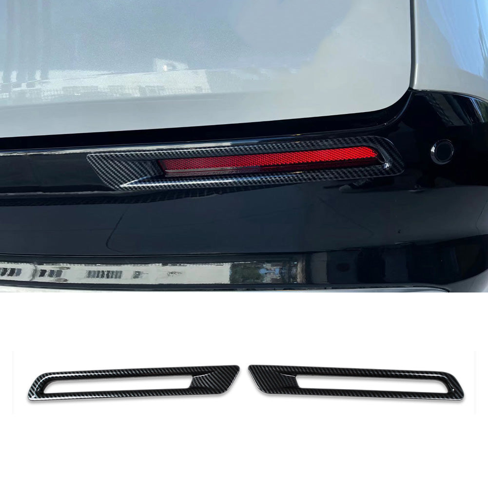 Fit for Toyota Sienna 2021 2022 2023 2024 2025 Rear Fog Light Cover Trims Carbon Fiber Pattern