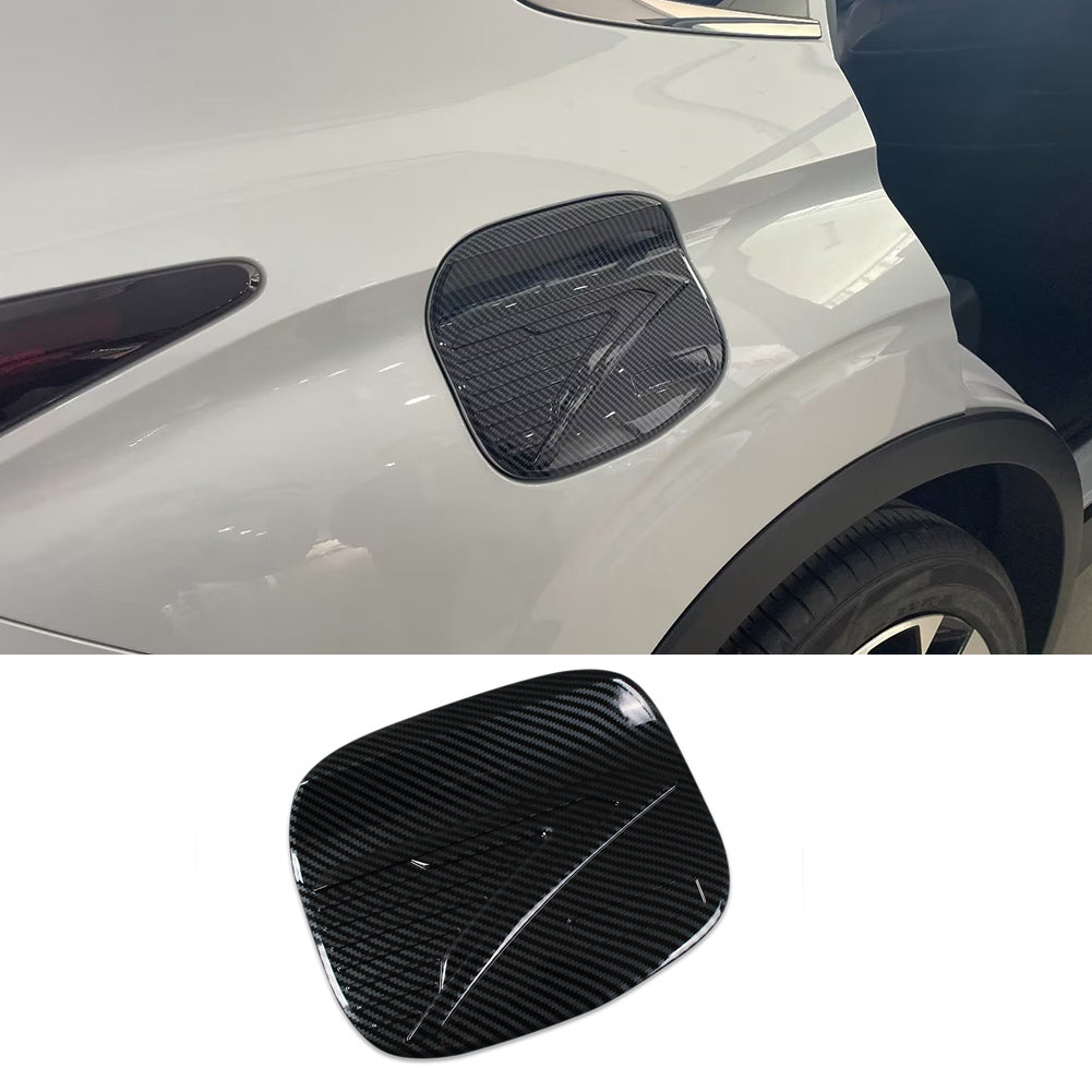 Mitsubishi New Outlander 2022 2023 Fuel Gas Tank Cap Cover Trim Carbon Fiber Pattern