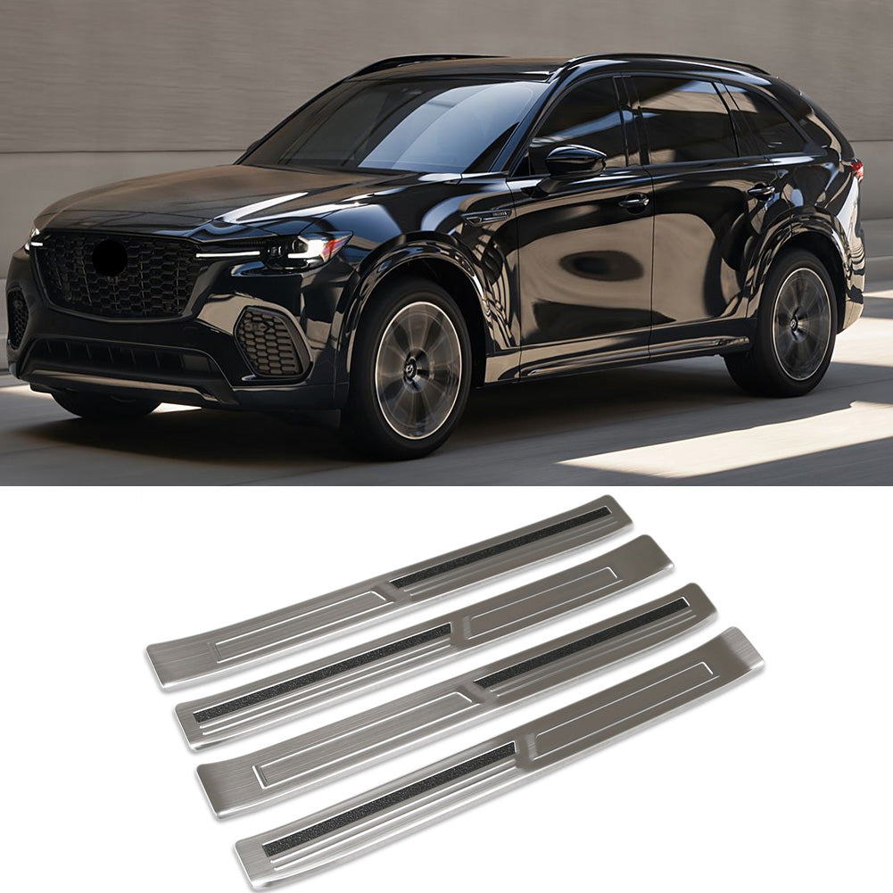 Fit for Mazda New CX-70 2025 2026 Outside Door Sill Scuff Plate Guard Cover Trims