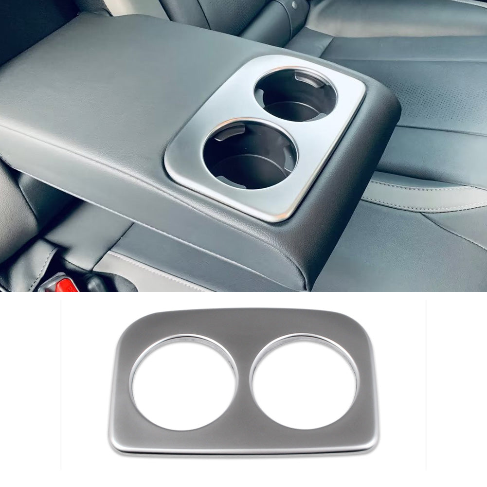 Fit for Subaru New Forester 2025/Crosstrek 2024 2025/Impreza 2024 2025 Rear Seat Cup Holder Cover Trims (Rear Side of armrest Box)