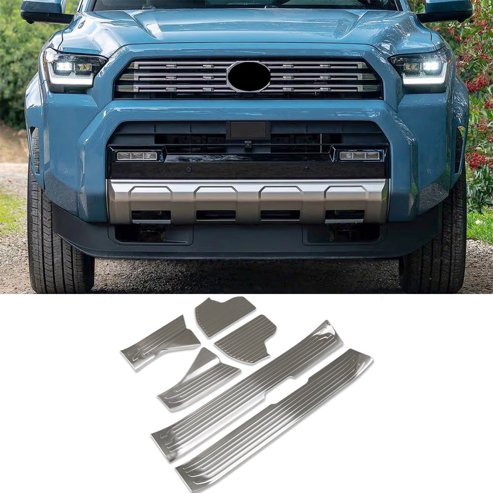 Fit for Toyota 4Runner 2025 2026 Inside Door Sill Scuff Plate Guard Cover Trims Stainless Steel
