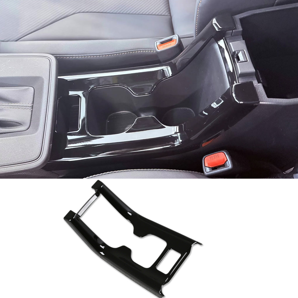 Fit for Toyota New Corolla Cross/Corolla Cross Hybrid 2025 2026 Interior Center Console Cup Holder Panel Cover Trim