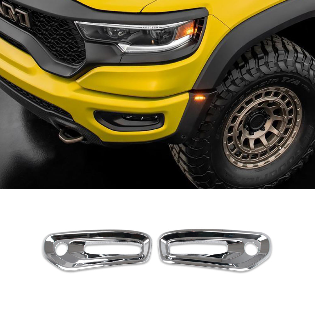 For Dodge 2023 New Ram 1500 Truck Front Fog Light Lamp Cover Trims