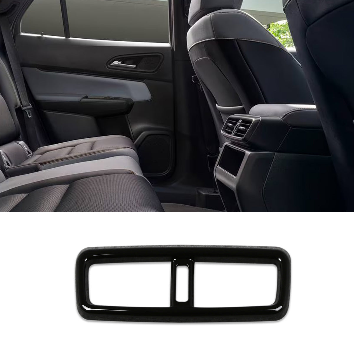 Fit for Honda Prologue 2024 2025 2026 Interior Rear Seat Air Condition Vent Outlet Cover Trim