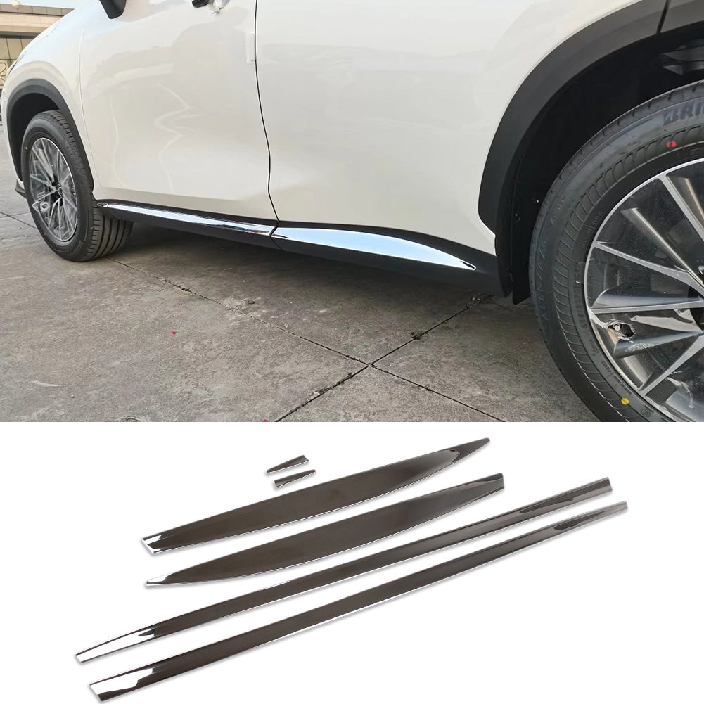 Fit For Lexus New NX 250/350/350 F Sport/350h/450h+/450h+ F Sport 2022 2023 2024 Body Side Door Molding Trim Cover Stainless Steel