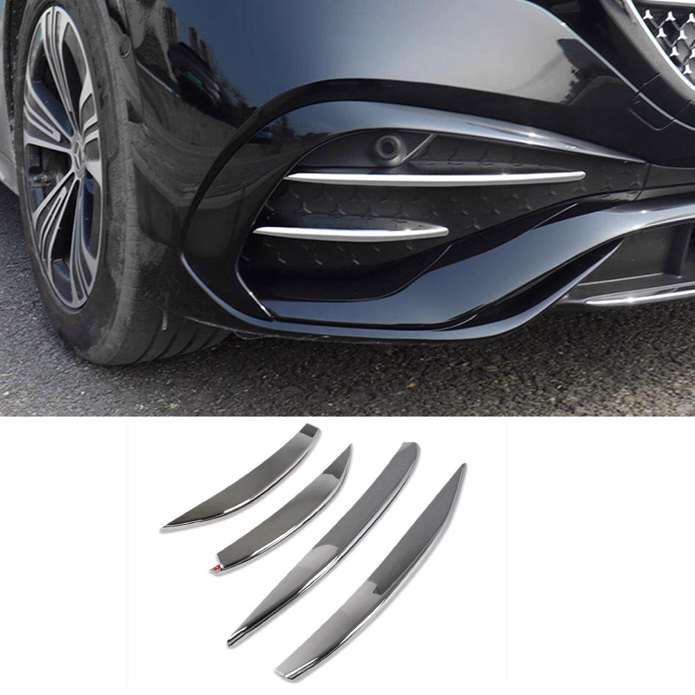 Fit for Mercedes-Benz E-Class W214 E200 E300 E450 2023 2024 2025 Front Fog Light Grill Mesh Cover Trims
