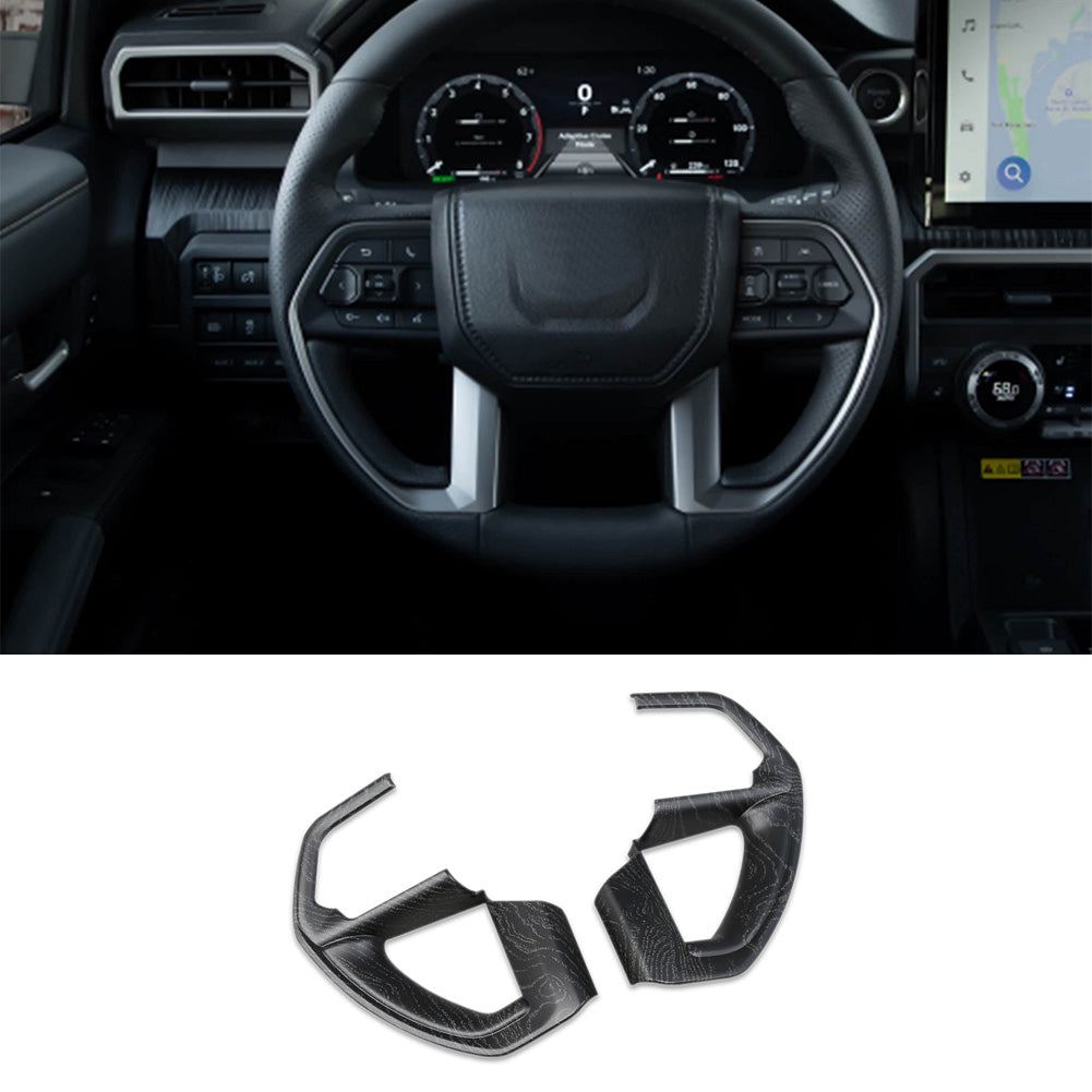 Fit for Toyota 4Runner 2025 2026 Wheel Steering Trim Panel Cover Trims ABS