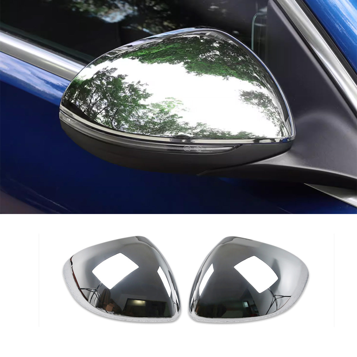 Fit for Mercedes-Benz New GLC GLC300 X254 2023 2024 2025 2026 Rear View Mirror Guard Cover Trims ABS