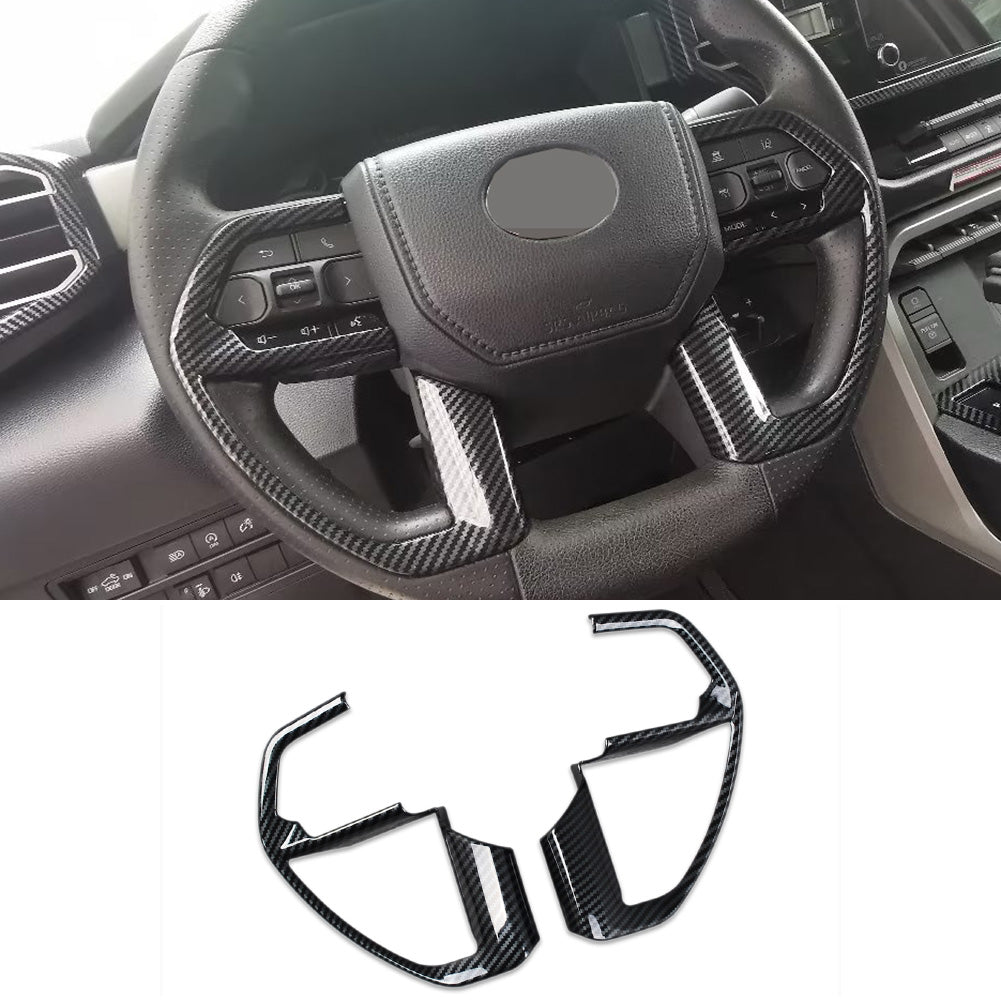 Fit for Toyota Tundra 2022 2023 Wheel Steering Trim Panel Cover Trims ABS