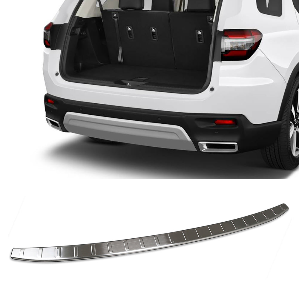 Fit for Honda New Pilot 2025 Rear Outside Bumper Sill Plate Guard Cover Trim Stainless Steel