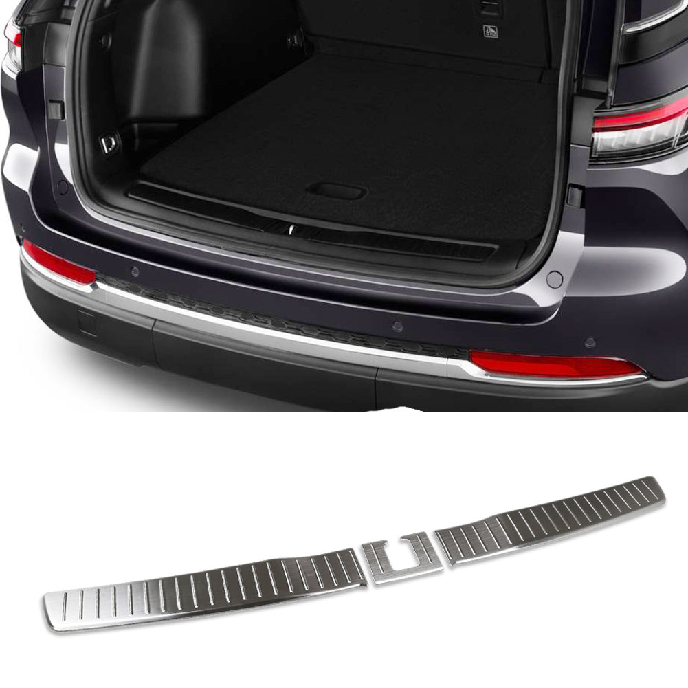 Fit for Jeep New Grand Cherokee 2024 2025 Rear Inside Bumper Sill Plate Guard Cover Trim Stainless Steel