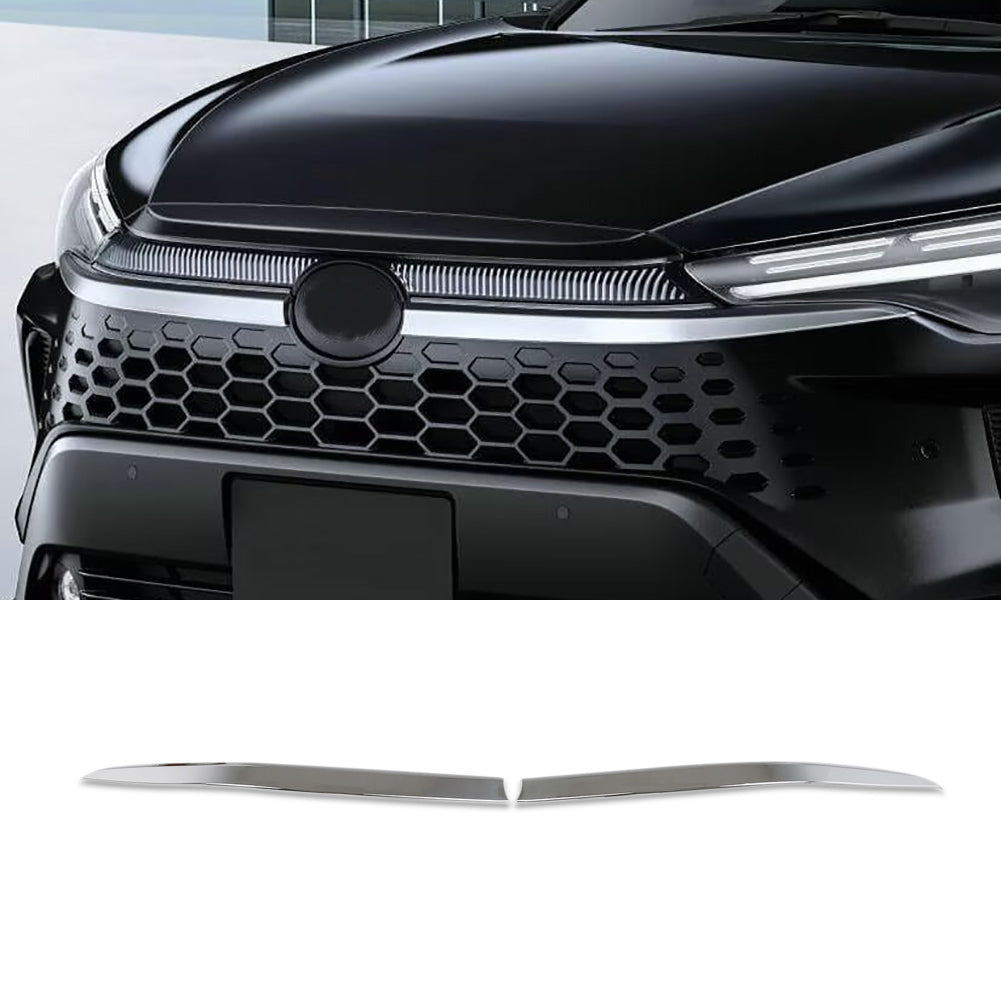 Fit for Toyota New Corolla Cross Hybrid 2025 2026 Front Grill Grilled Cover Trims