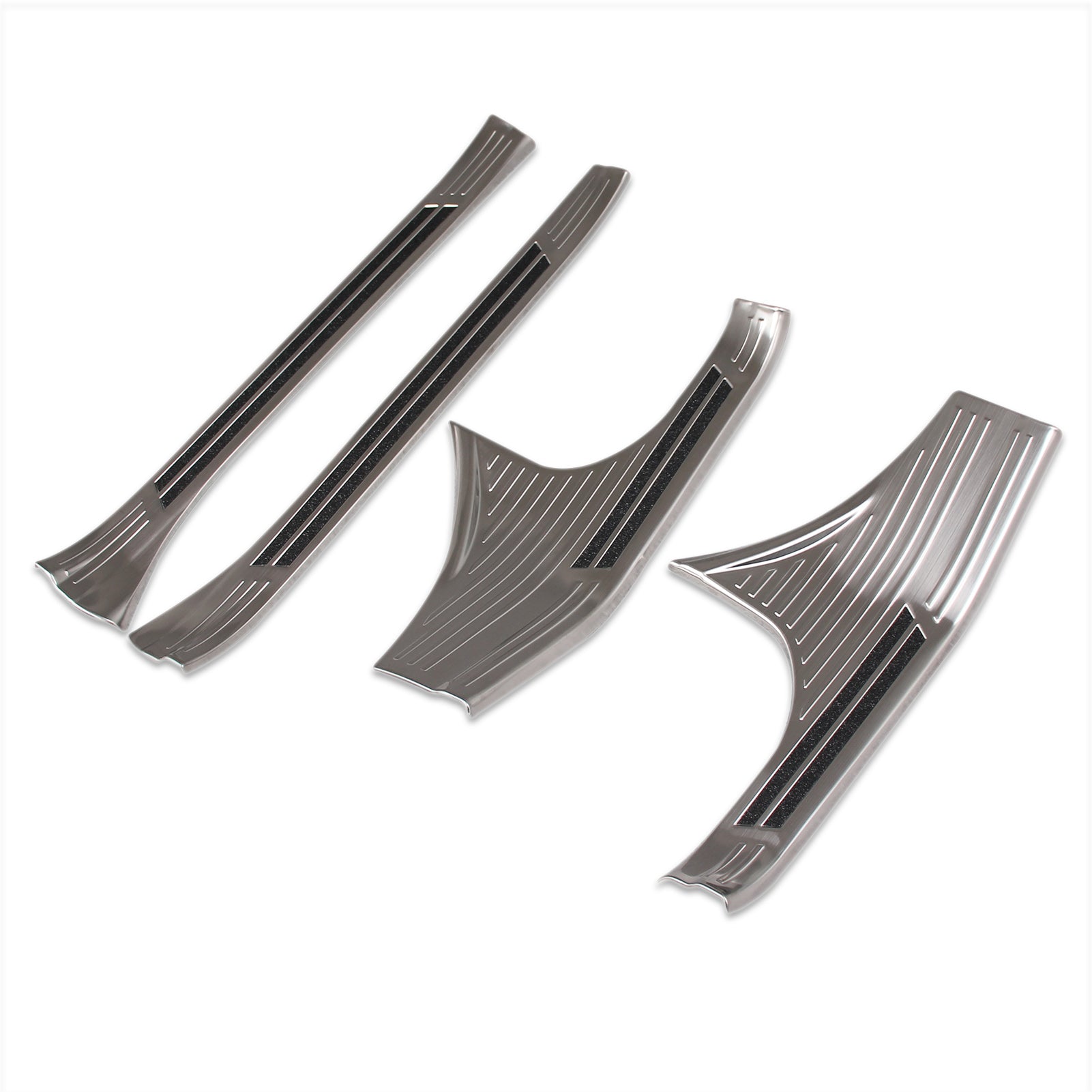 Fit for Subaru New Crosstrek 2024 Inside Door Sill Scuff Plate Guard Cover Trim Stainless Steel