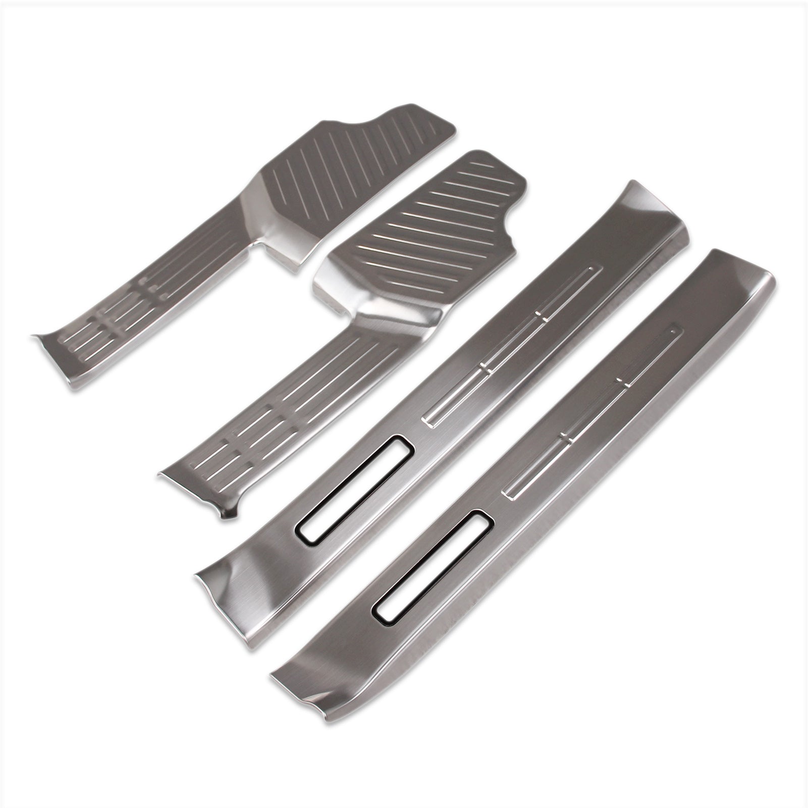 Fit for Lexus New GX GX550 Inside Door Sill Scuff Plate Guard Cover Trims Stainless Steel