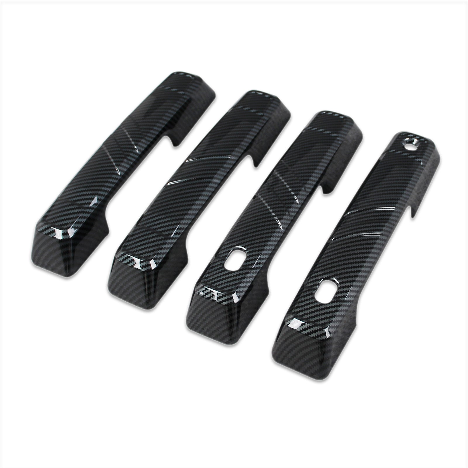 Fit for Ford Bronco 2023 2024 2025 4 Door Handle Cover Trims Carbon Fiber Pattern