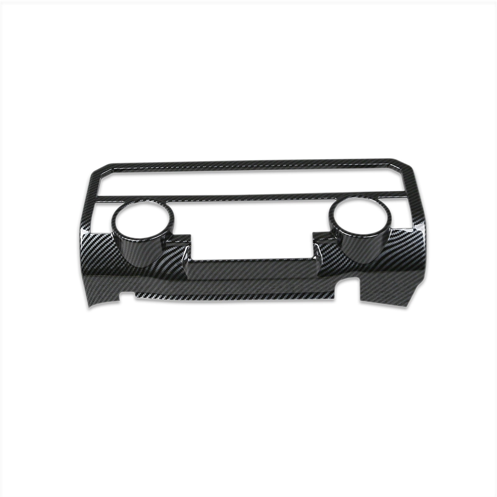 Fit for Toyota 4Runner 2025 2026 Interior Front Air Condition Vent Outlet Cover Trims Carbon Fiber Pattern