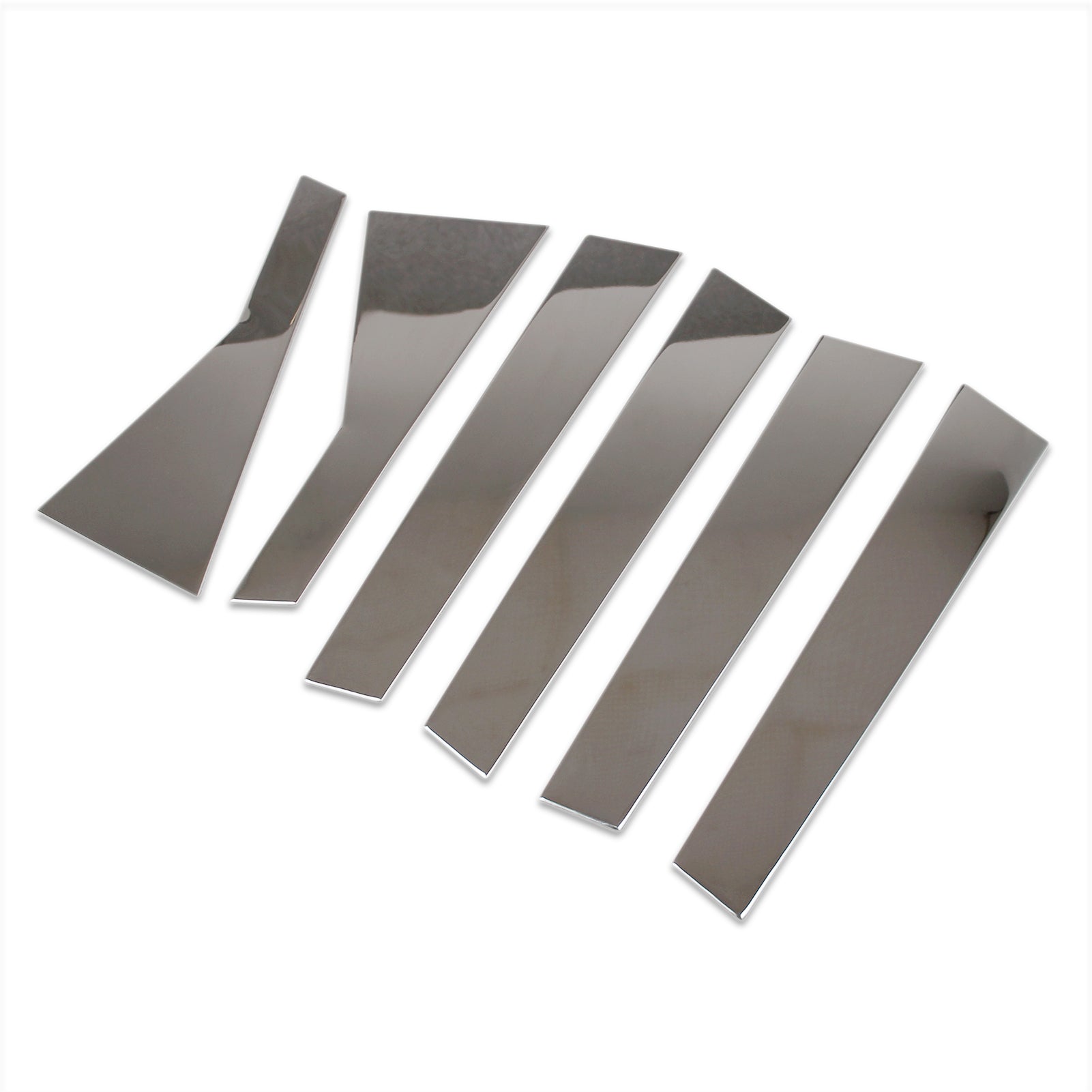 Fit for Nissan Rogue 2021 2022 2023 2024 2025 Window Frame Center Pillar Cover Trims Stainless Steel -6PCS