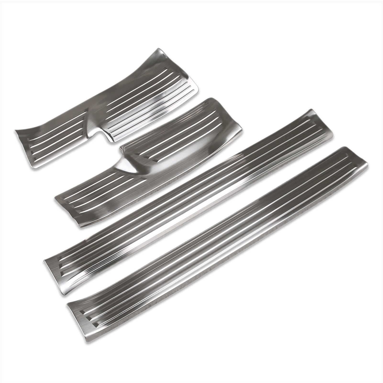 Fit for Nissan New Kicks 2025 Inside Door Sill Scuff Plate Guard Cover Trims Stainless Steel