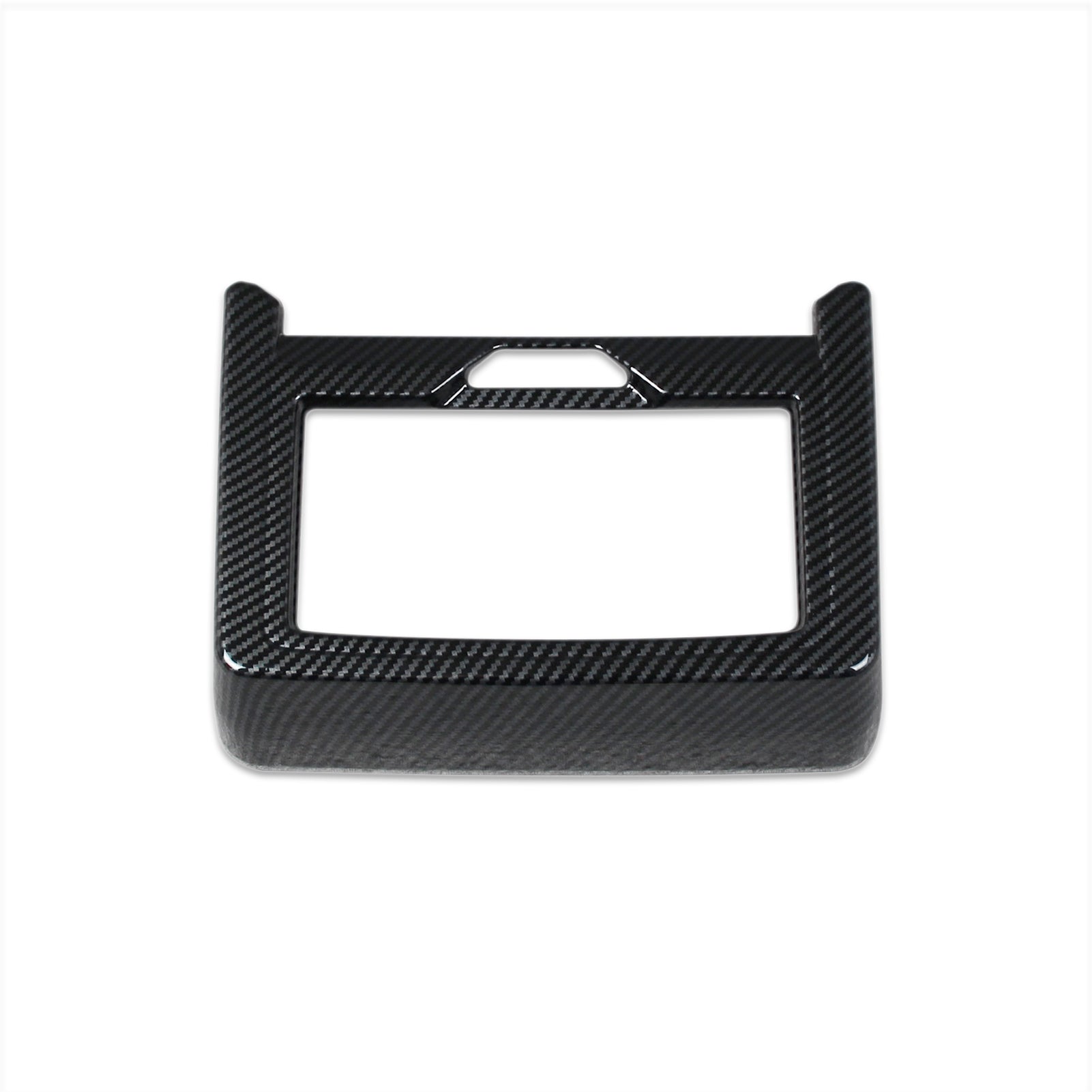 Fit for BMW 5 Series Sedan (G60) 530i 540i 2024 2025 Interior Rear Seat Cup Holder Cover Trim Carbon Fiber Pattern