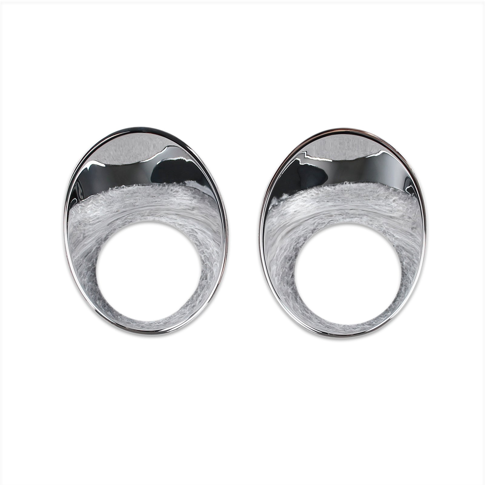 Beautost Fit for Subaru Crosstrek 2024 2025 Front Fog Light Lamp Cover Trim ABS Chrome