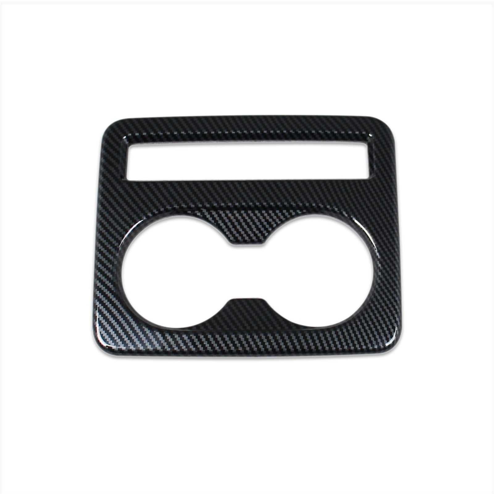 Fit for Toyota New Camry 2024 2025 2026 Interior Rear Seat Cup Holder Cover Trim Carbon Fiber Pattern