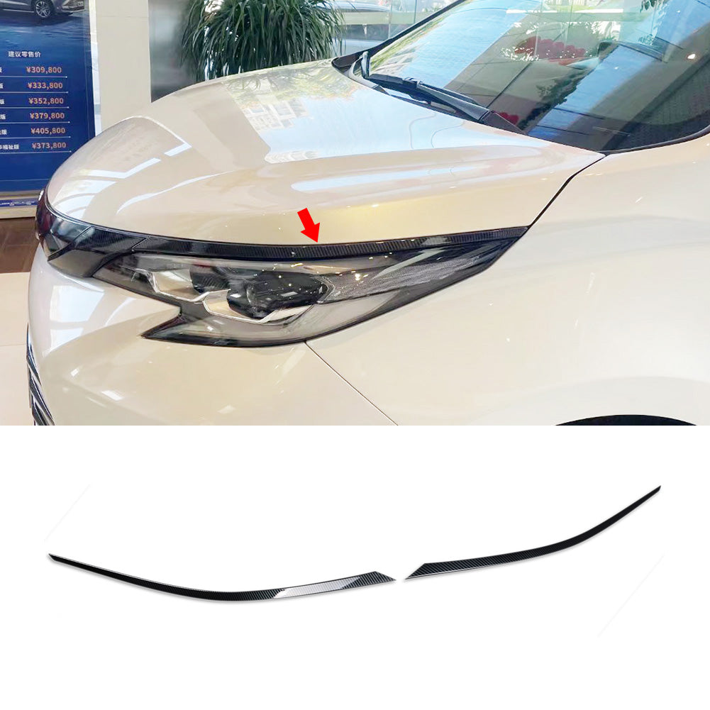 For Toyota Sienna 2021 2022 2023 Grill Headlight Front Light Eyelid Molding Cover Trims