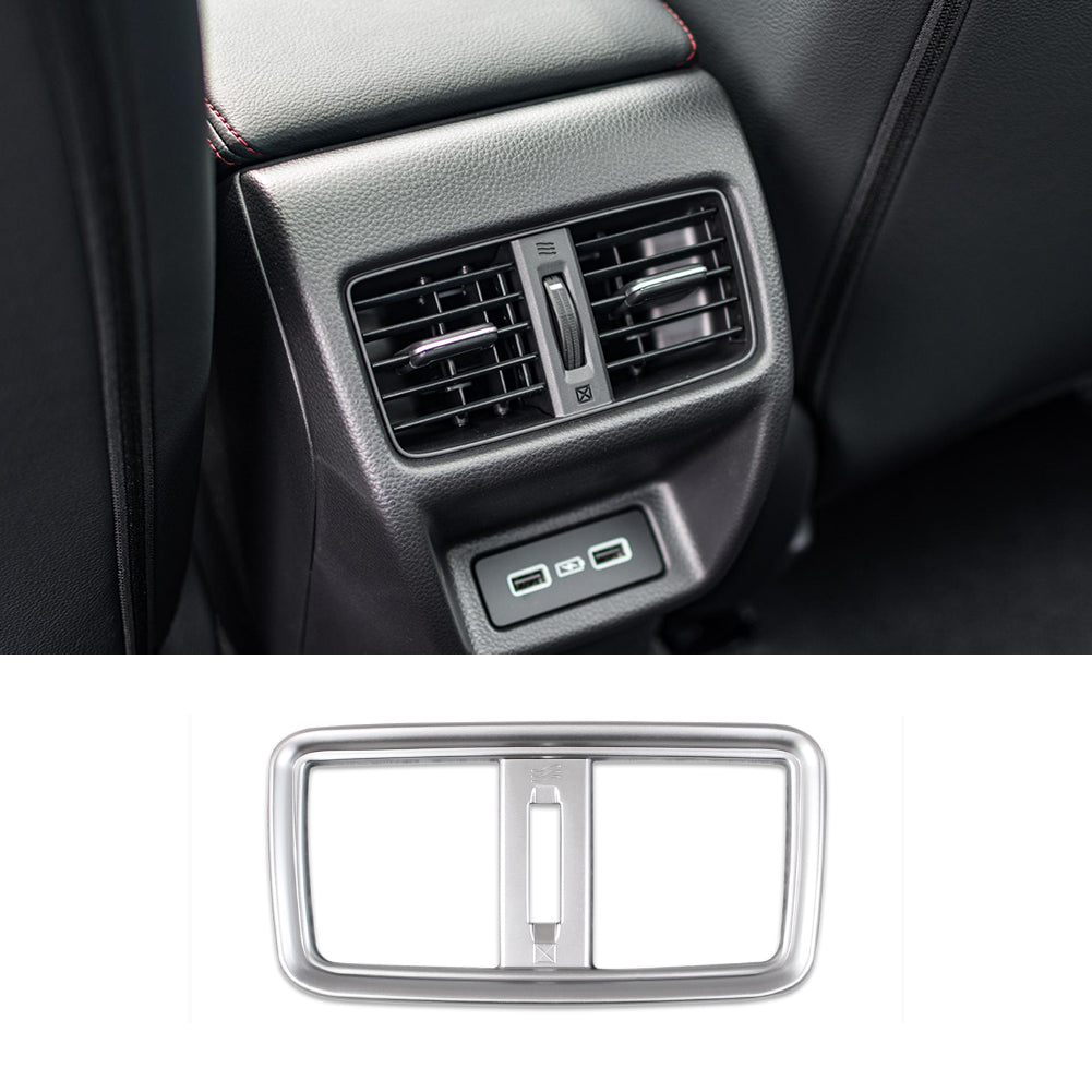 Fit for Honda New Civic 2022 2023 Interior Rear Seat Air Condition Vent Outlet Panel Cover Trim
