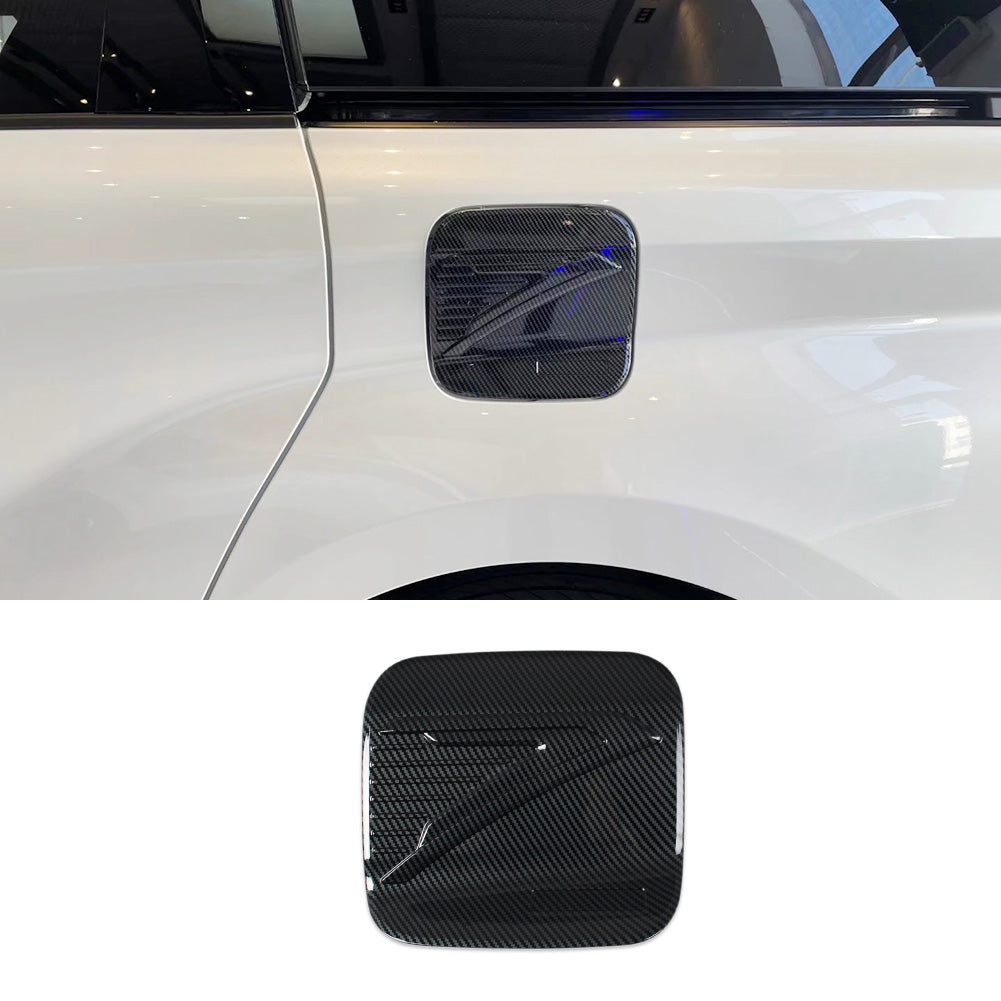 For Toyota Sienna 2021 2022 2023 Fuel Gas Tank Cap Cover Trim Carbon Fiber Pattern