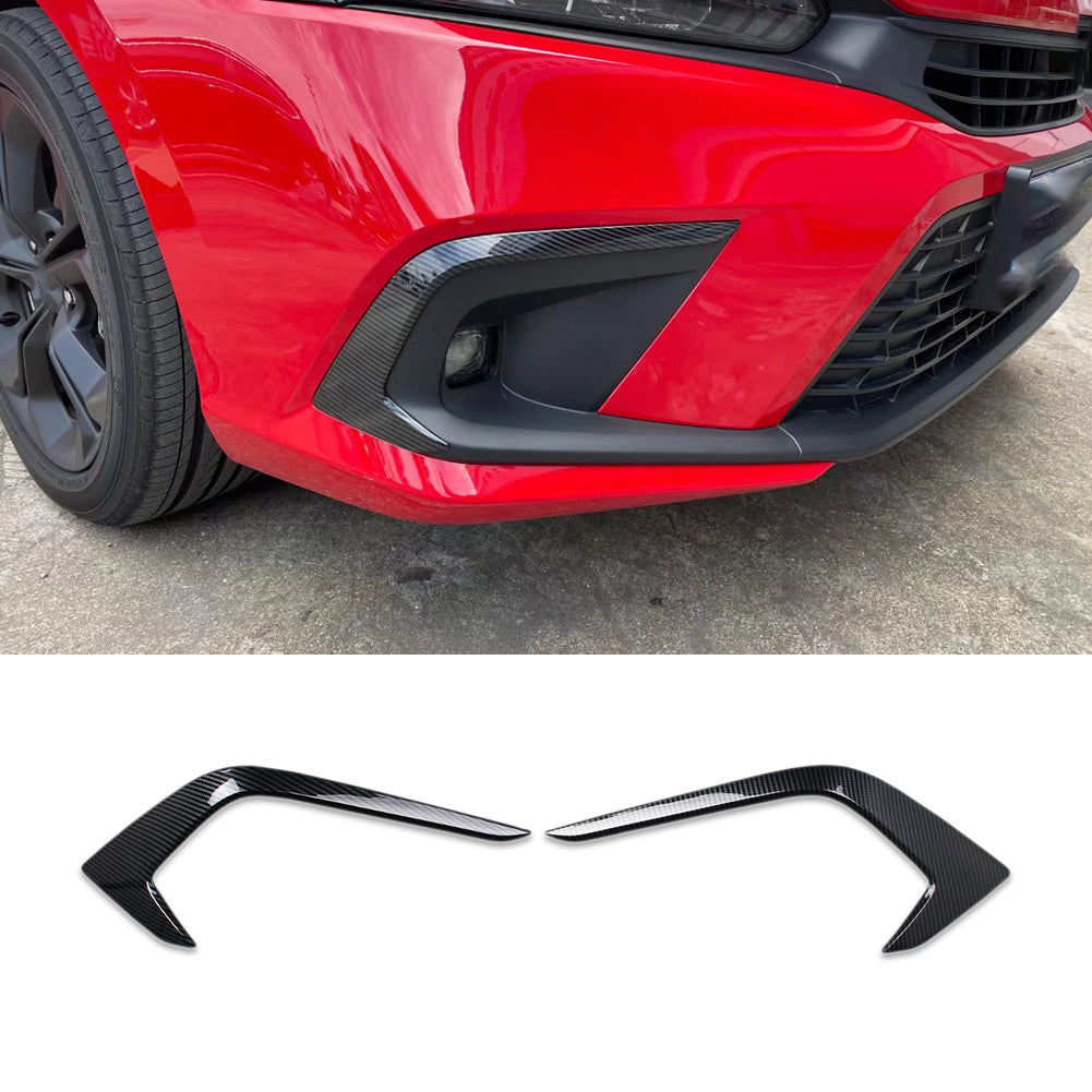 For Honda New Civic 2022 Front Fog Light Lamp Bezel Cover Trims