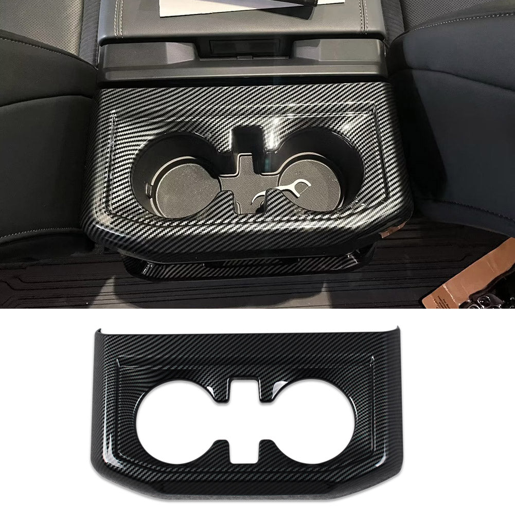 Fit for Ford F-150 2021 2022 2023 F150 Front Center Console Armrest Box Cup Holder Cover Trim