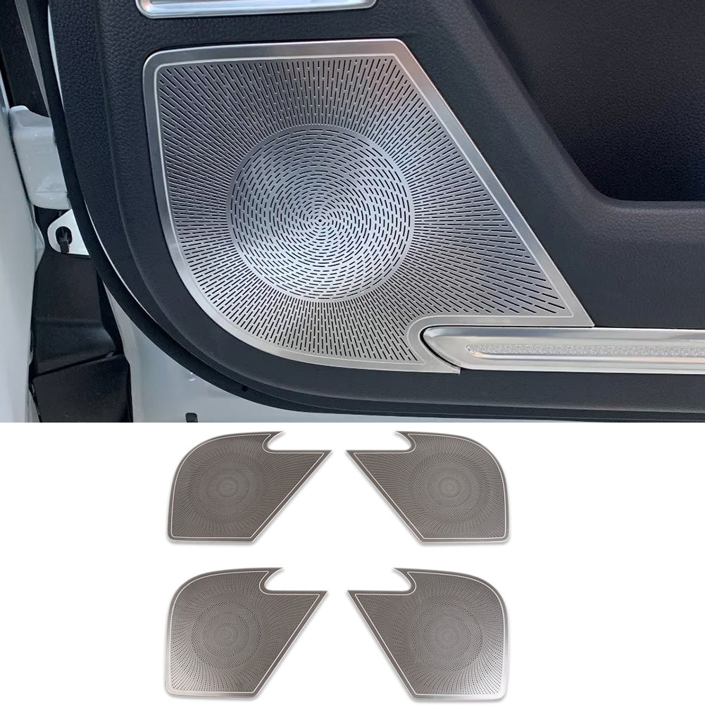 Honda CRV CR-V 2023 Interior 4 Door Sound Speaker Cover Trims Stainless Steel