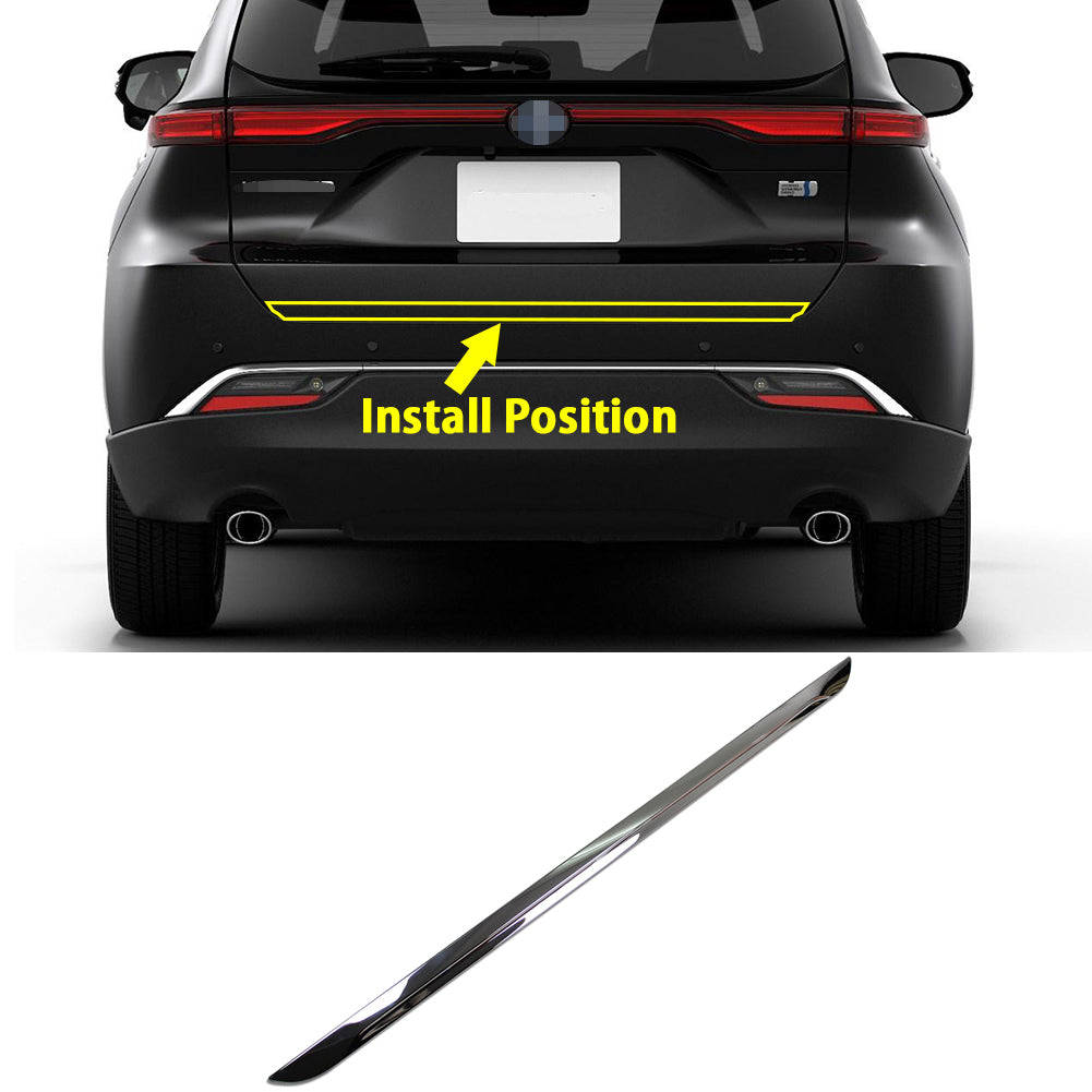Fit for Toyota VENZA 2021 2022 2023 2024 Chrome Rear Hatch Door Trunk Lid Molding Trim