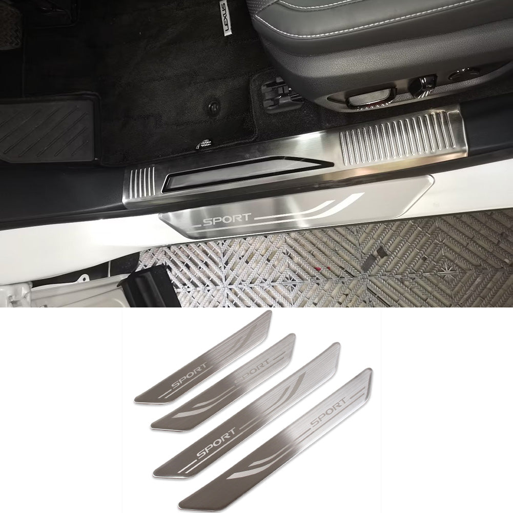 Fit for Lexus New RX RX350 RX350h RX500h F Sport 2023 Outside Door Sill Scuff Plate Guard Cover Trim