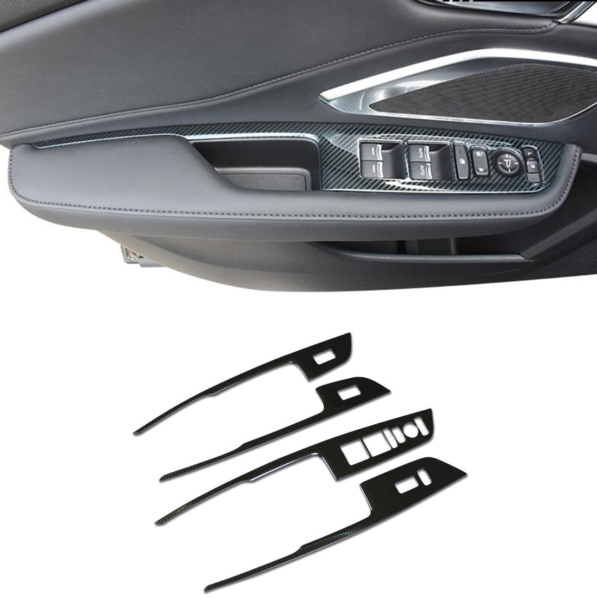 Fit For Acura New RDX 2019 2020 2021 2022 Interior Window Switch Console Panel Trims