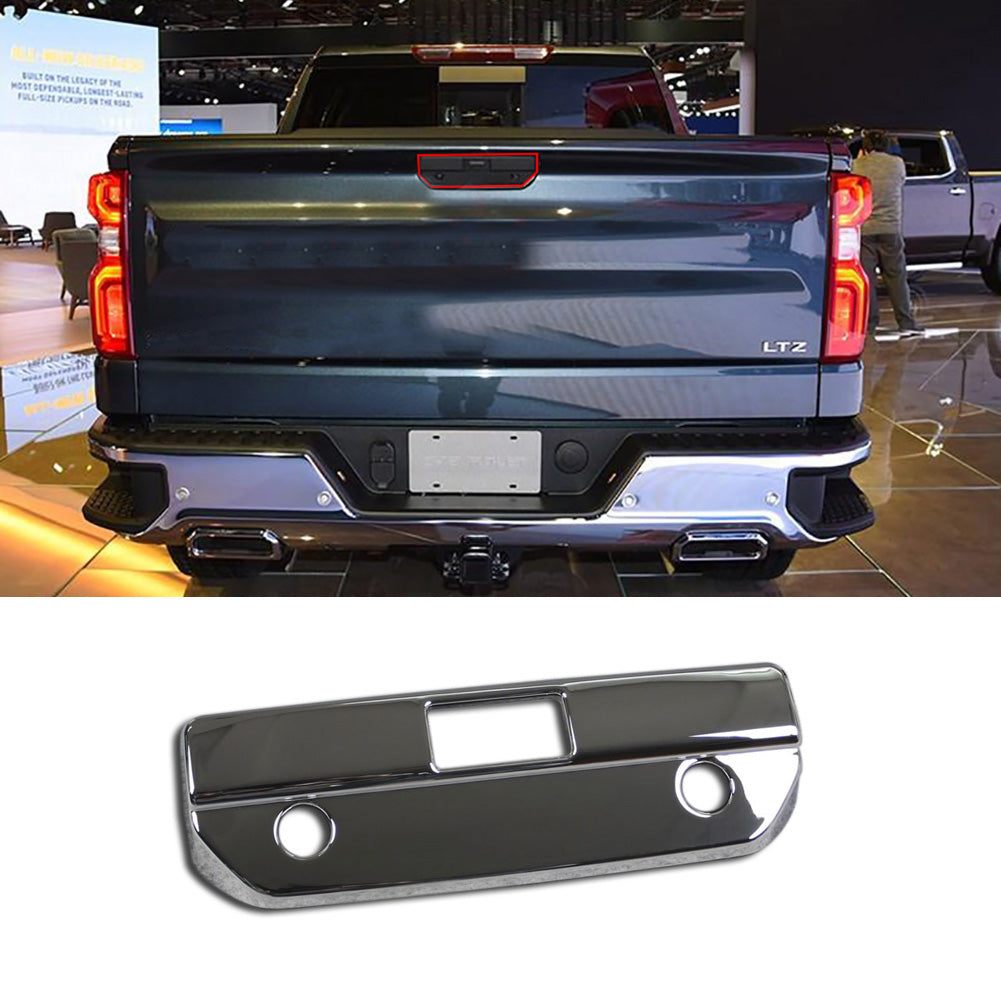 Fit For Chevrolet New Silverado 2019 2020 2021 2022 2023 2024 Chrome Rear Door Bowl Handle Cover Trim
