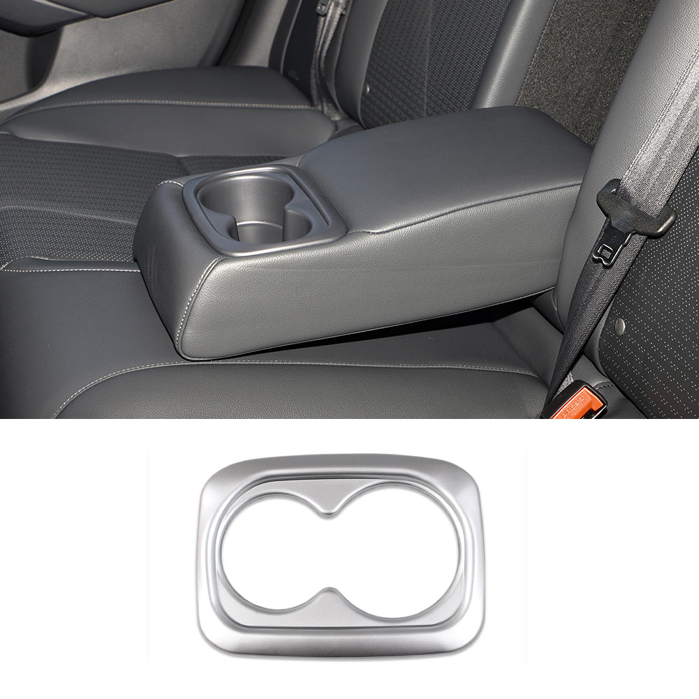 Fit for Honda New Civic 2022 2023 Interior Rear Seat Cup Holder Cover Trim