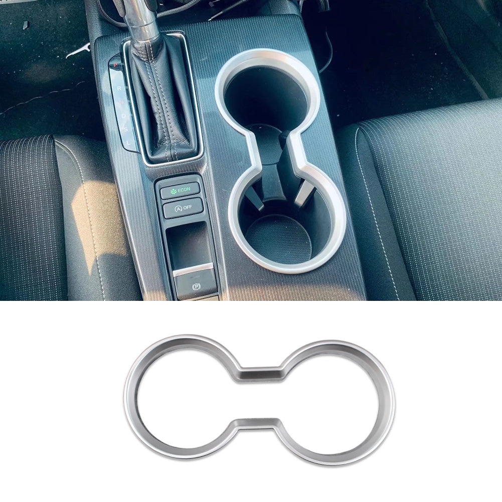 Fit for Honda New Civic 2022 2023 Sedan Front Center Console Dashboard Panel Cup Holder Cover Trim