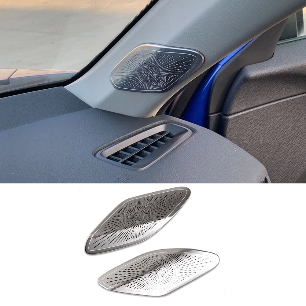 Fit Honda New Civic 2022 Sedan ABS Interior Tweeter Sound Speaker Cover Trim
