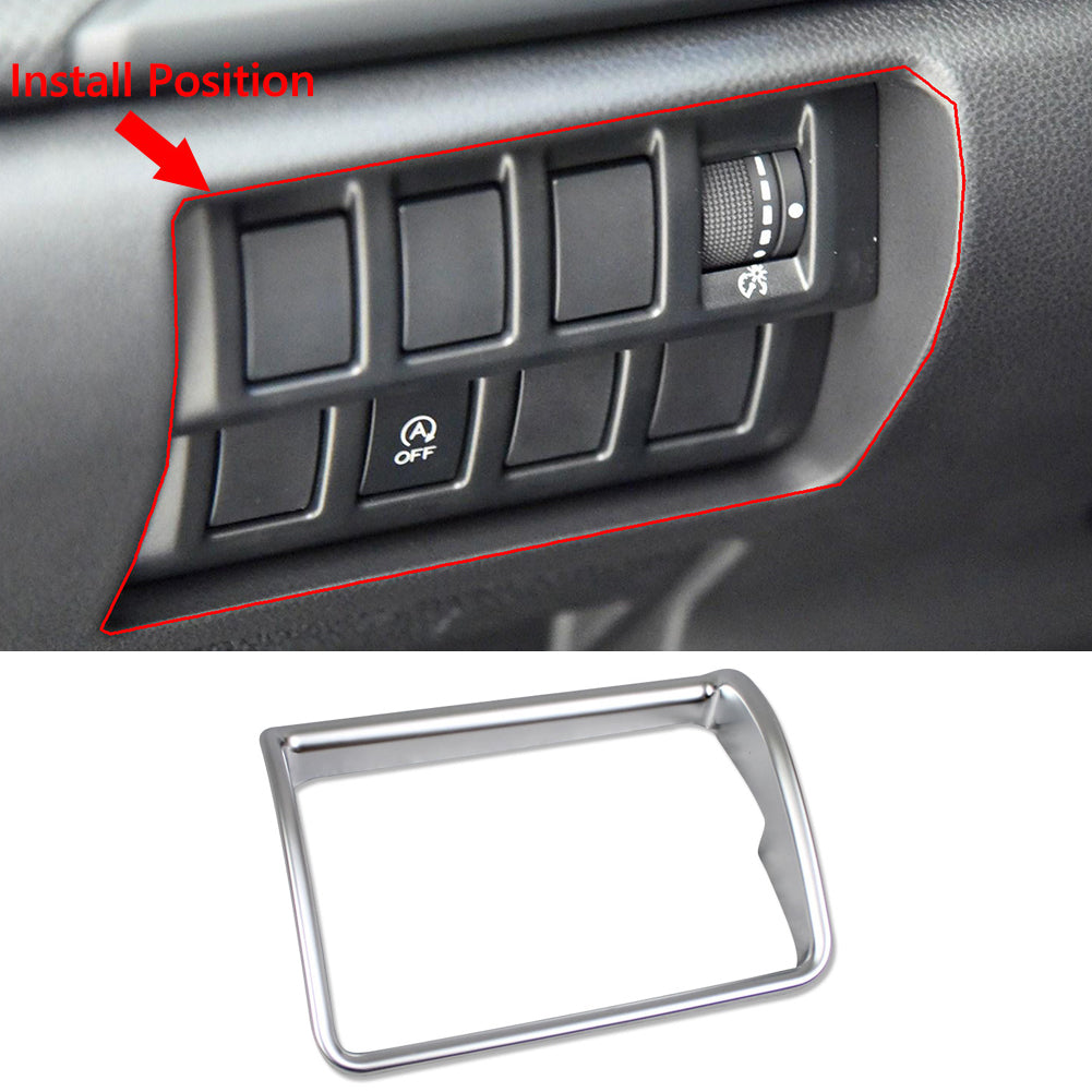 Fit for Subaru 2019 2020 2021 2022 Forester Headlight Lamp Switch Control Cover Trims