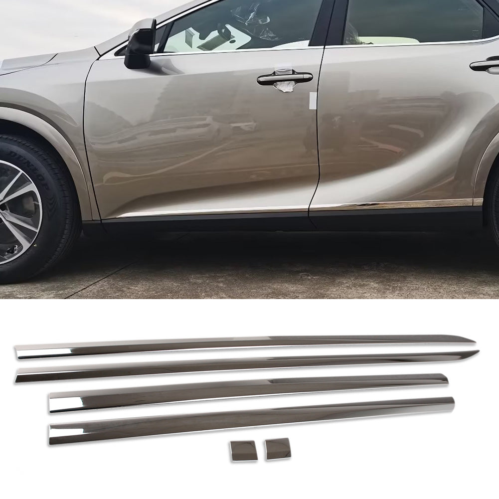 Lexus New RX RX350 RX350h RX500h F Sport 2023 Door Body Side Skirt Molding Cover Trims